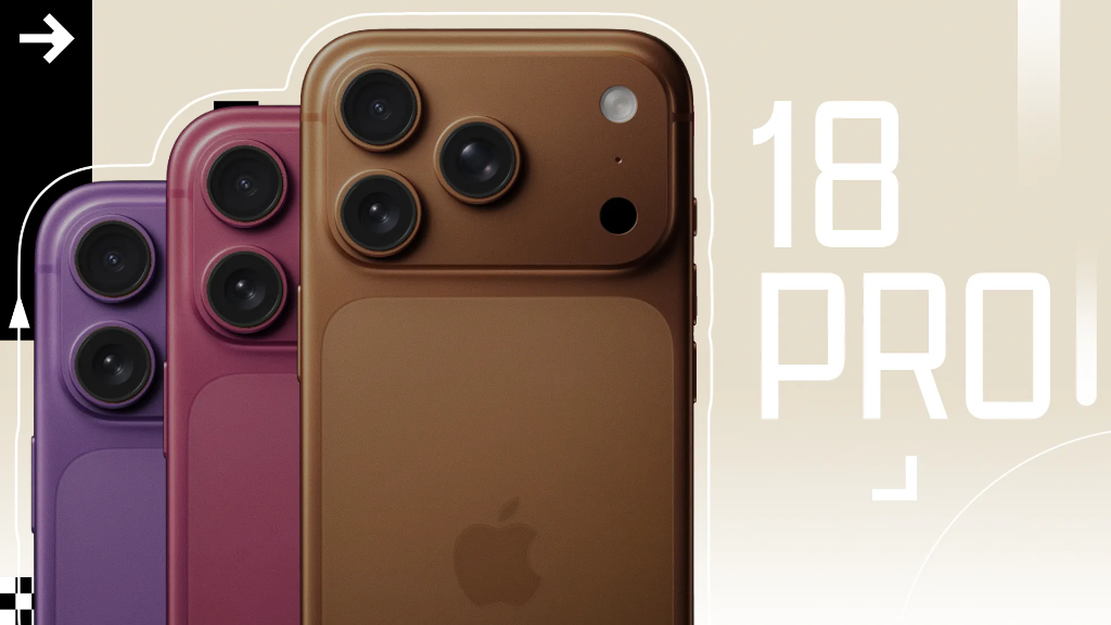 18 PRO Titanium Colors - Burgundy, Bronze & Purple